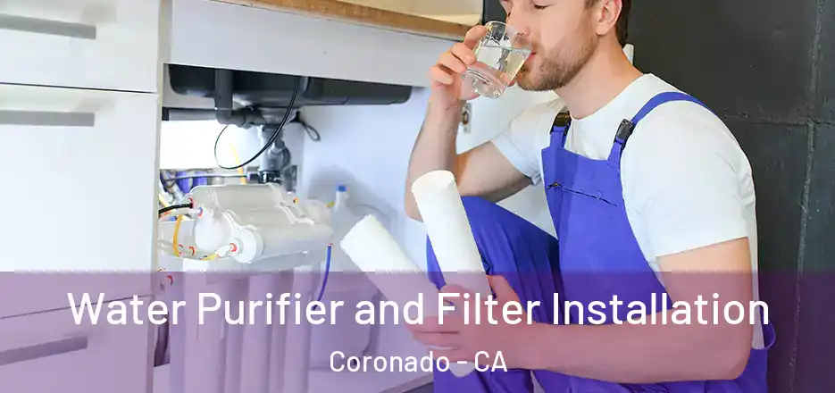 Water Purifier and Filter Installation Coronado - CA
